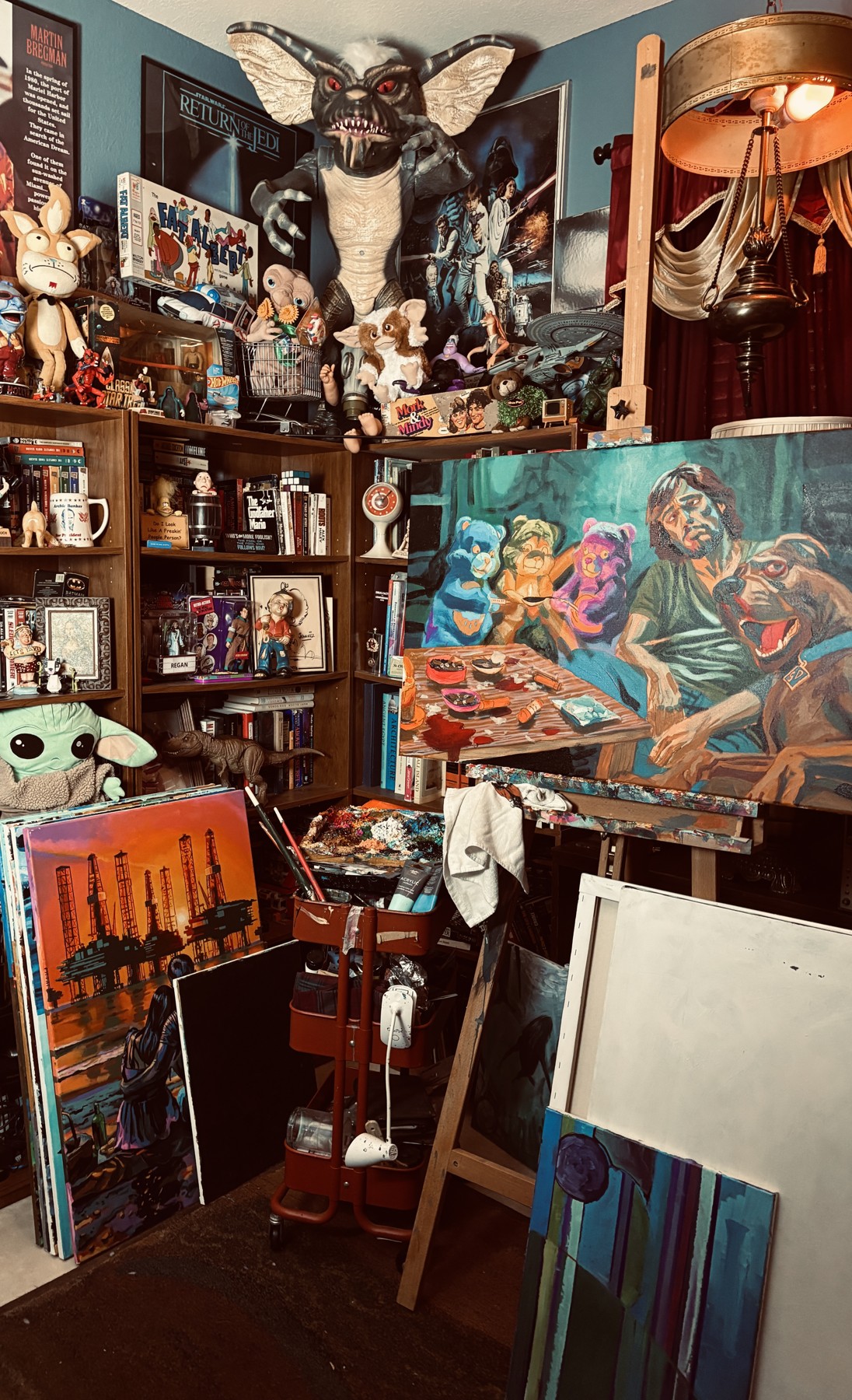 VicTorres’s studio and pop-culture collection